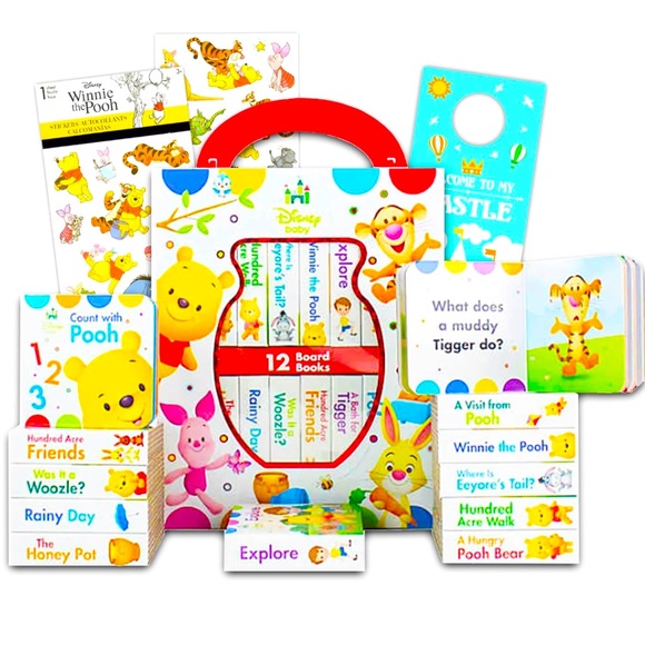 Winnie the Pooh Book Set Disney baby - Picture 1 of 5